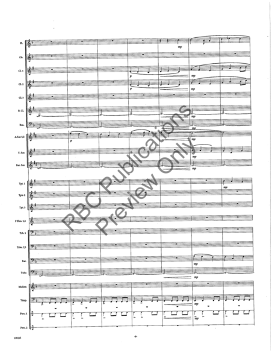Cantica (Score) Cantica (Score) Concert Band scores gallery preview page 11