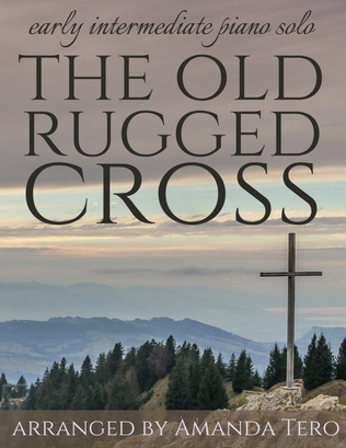 Book cover for The Old Rugged Cross early intermediate piano solo