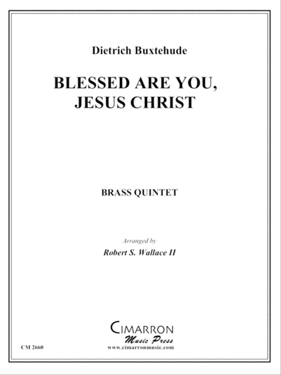 Blessed Are You, Jesus Christ Brass Quintet scores gallery preview page 1
