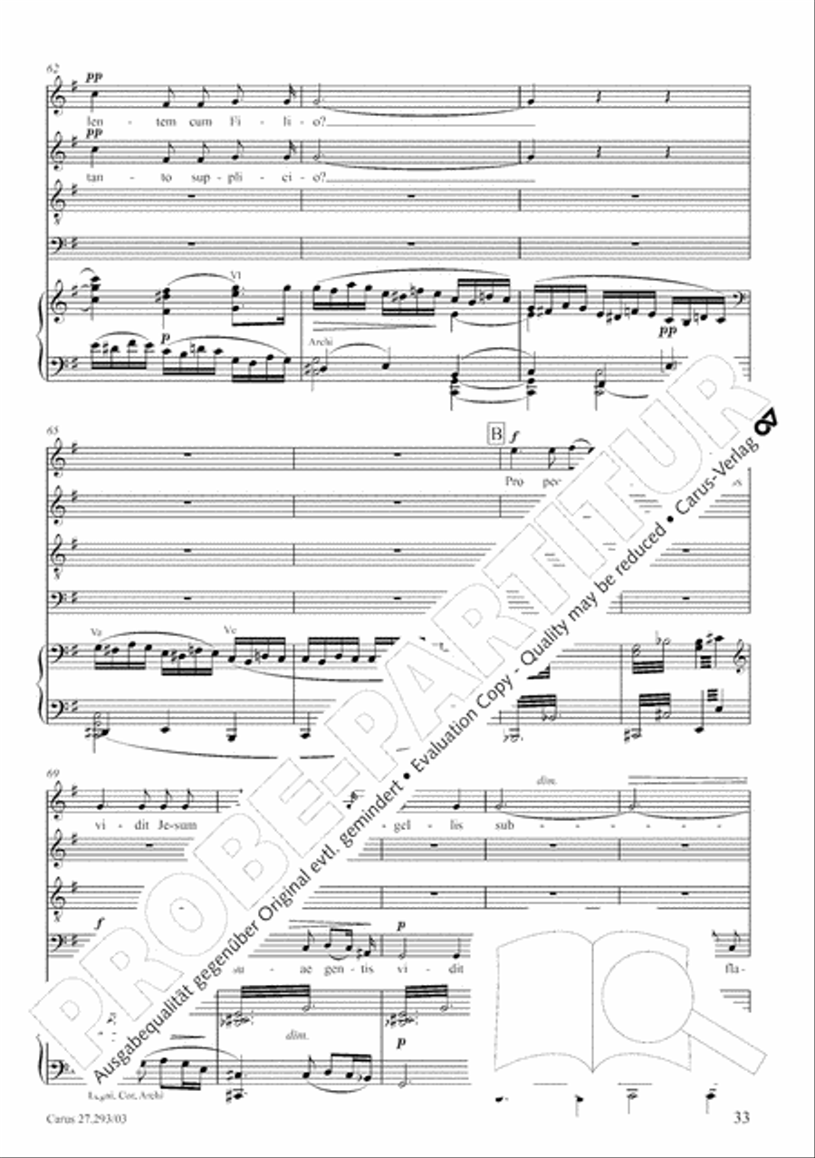 Stabat mater 4-Part scores gallery preview page 40