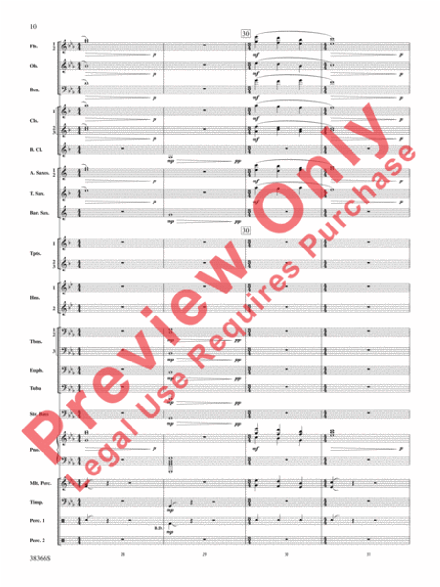 October Farewell Concert Band scores gallery preview page 11