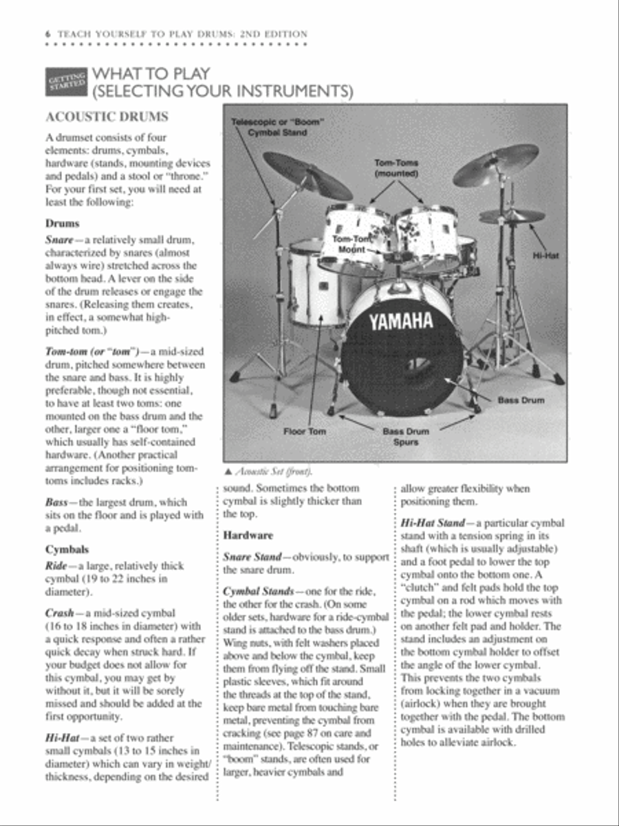 Alfred's Teach Yourself to Play Drums Drum Set scores gallery preview page 4