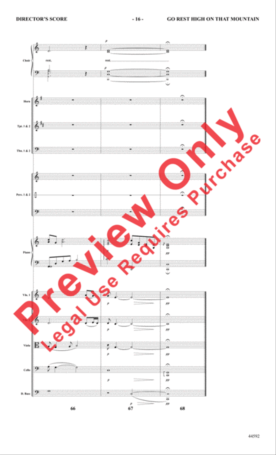 Go Rest High on That Mountain Choir scores gallery preview page 17