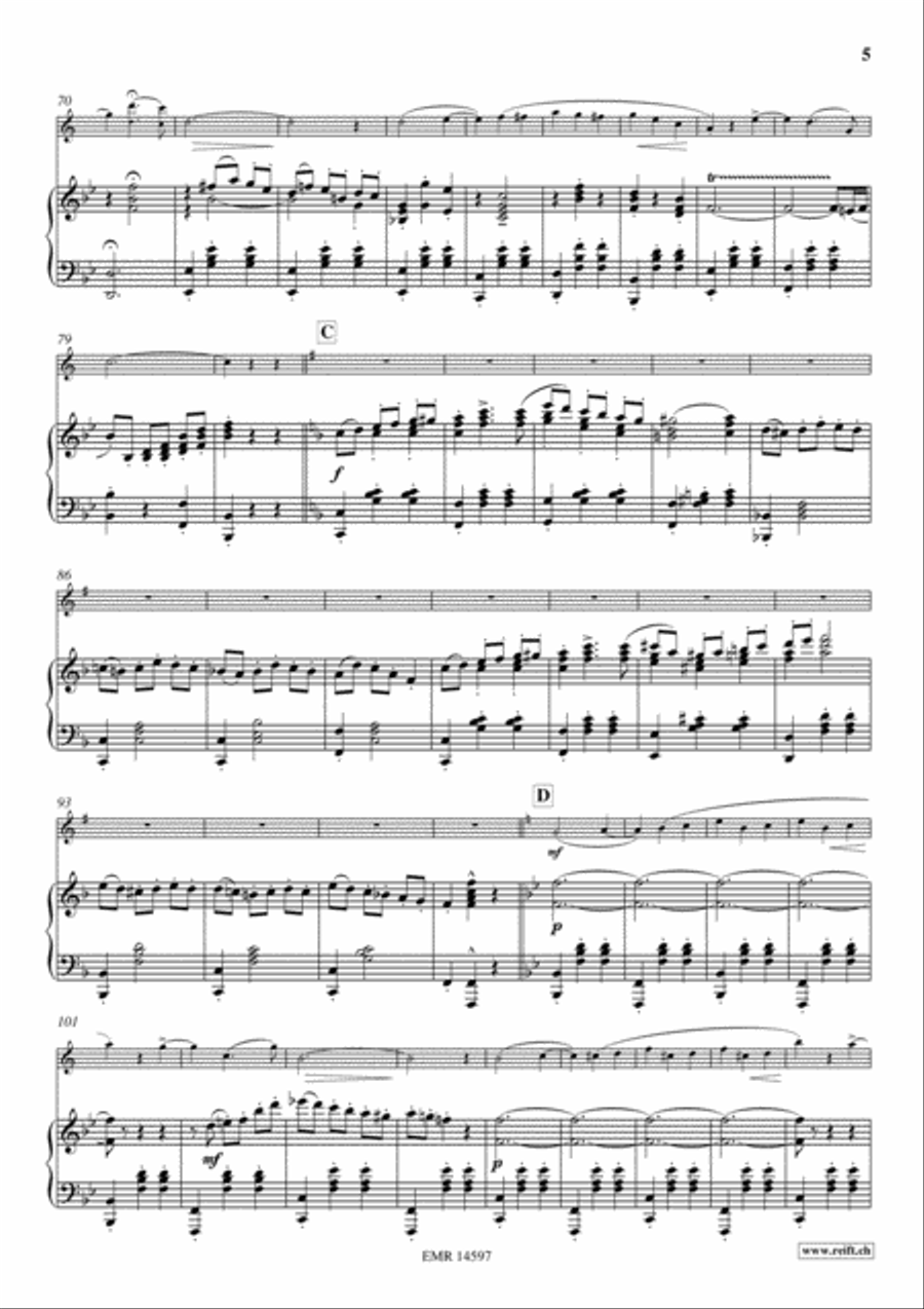 Thoughts Of Love Euphonium scores gallery preview page 5