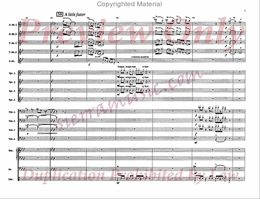 Dorian Blue Big Band scores gallery preview page 8