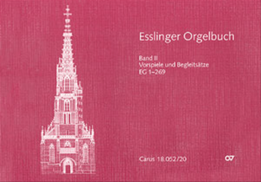 Esslinger Orgelbuch, Bd. II und III: Vorspiele und Begleitsatze Organ Solo scores gallery preview page 1