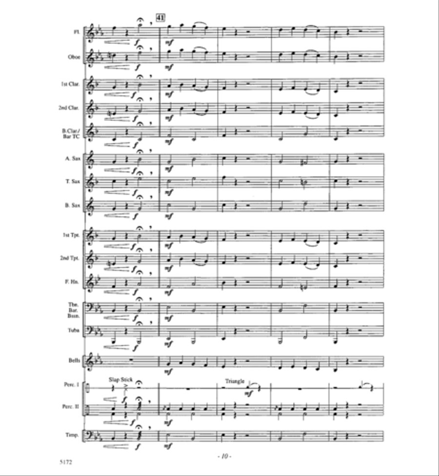 Triangle Time Concert Band scores gallery preview page 10