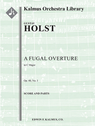 Book cover for A Fugal Overture, Op. 40, No. 1