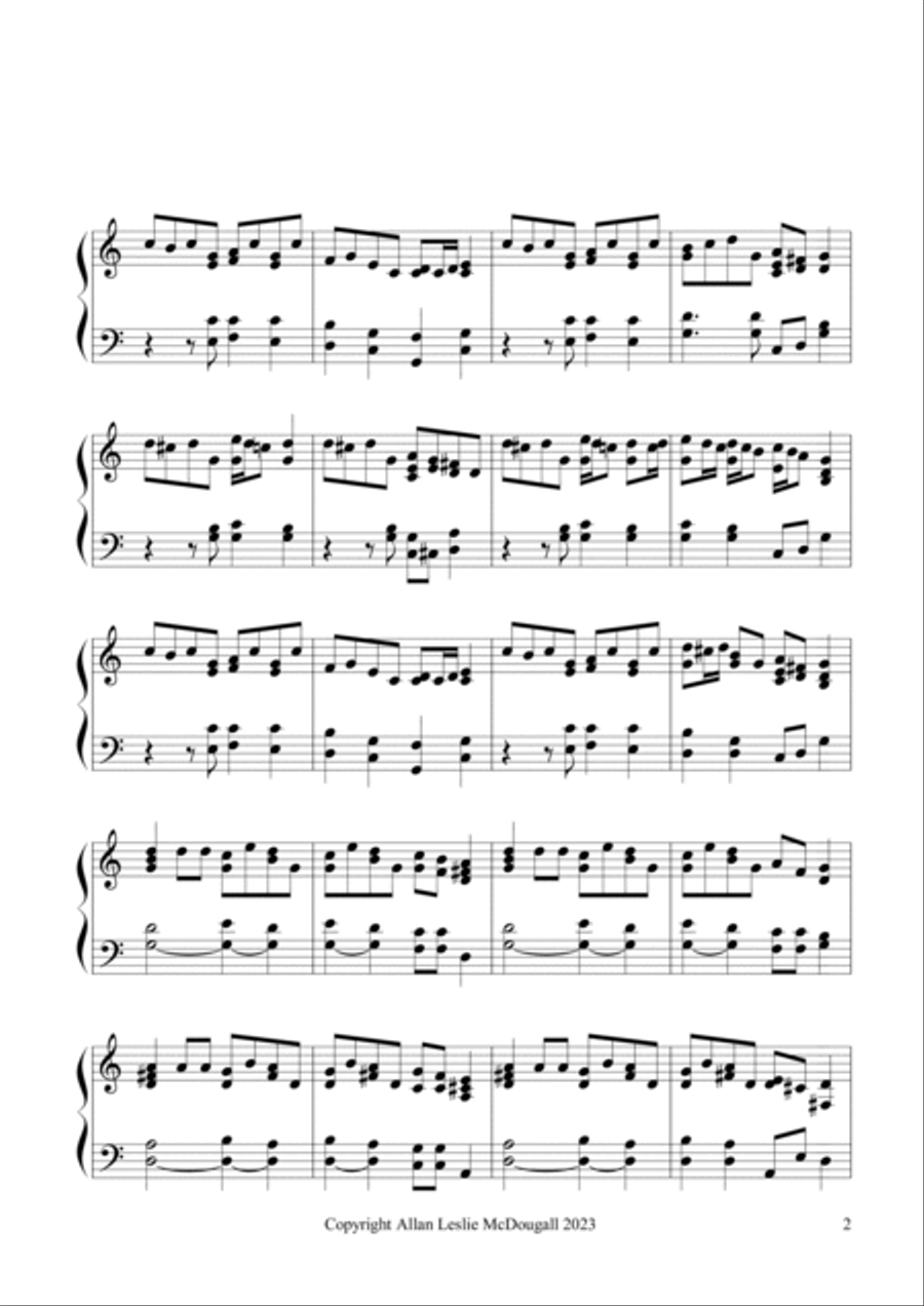 Lively walk Lively walk Piano Method scores gallery preview page 2