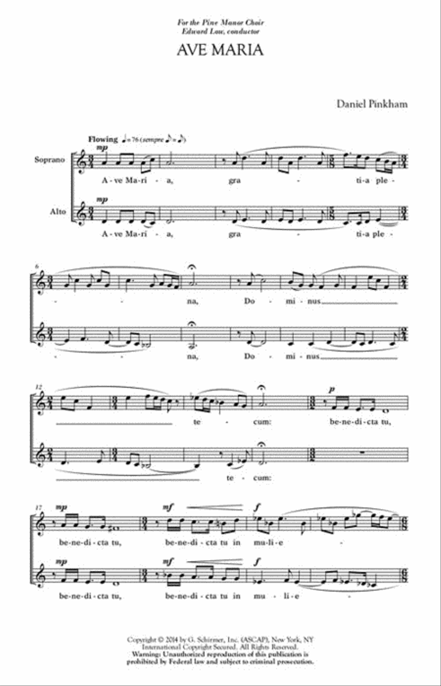 Two Classics for Treble Voices SA scores gallery preview page 2