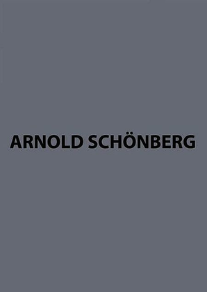 Arnold Schonberg Complete Works Series B Volume 6/2 Ii Die Gluckliche Hand