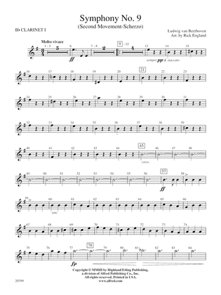Symphony No. 9 (2nd Movement): 1st B-flat Clarinet