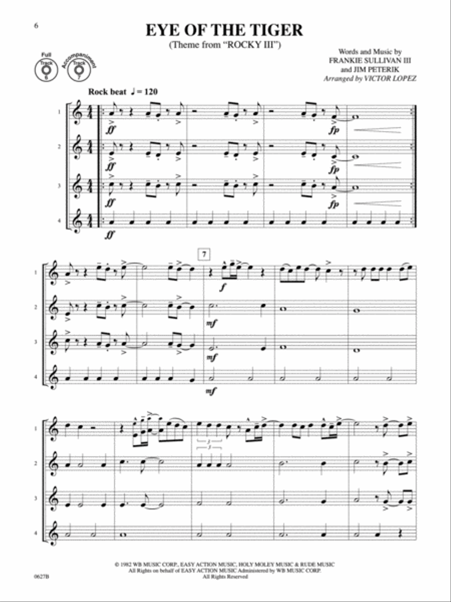 Flex-Ability Pops -- Solo-Duet-Trio-Quartet with Optional Accompaniment Small Ensemble scores gallery preview page 3