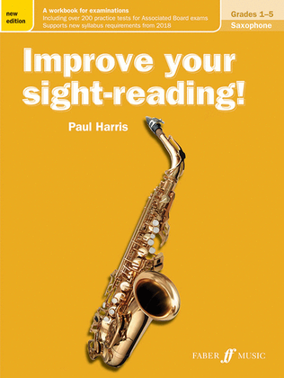 Book cover for Improve Your Sight-Reading! Saxophone, Grades 1-5