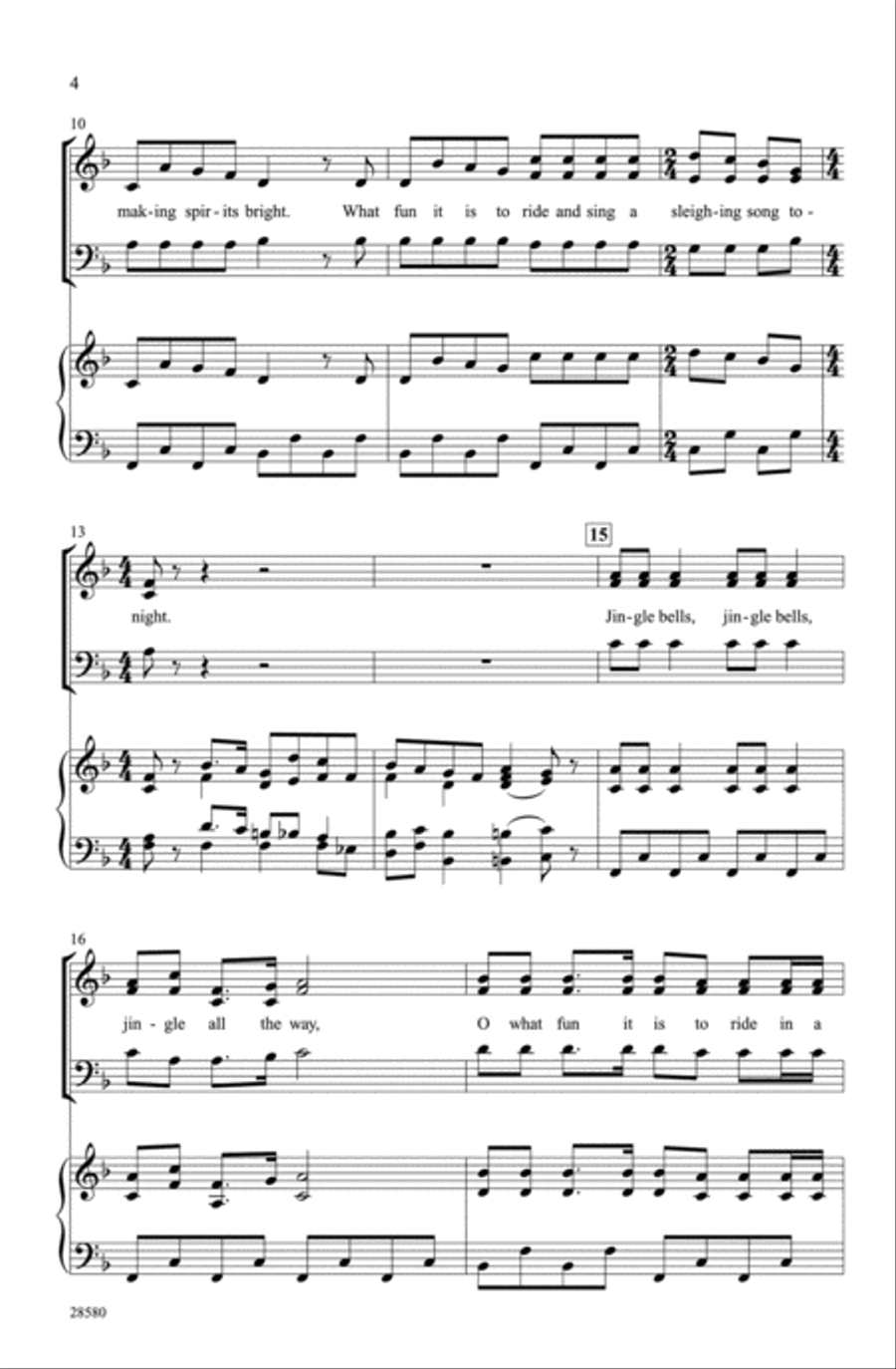 Nutcracker Jingles 3-Part scores gallery preview page 16