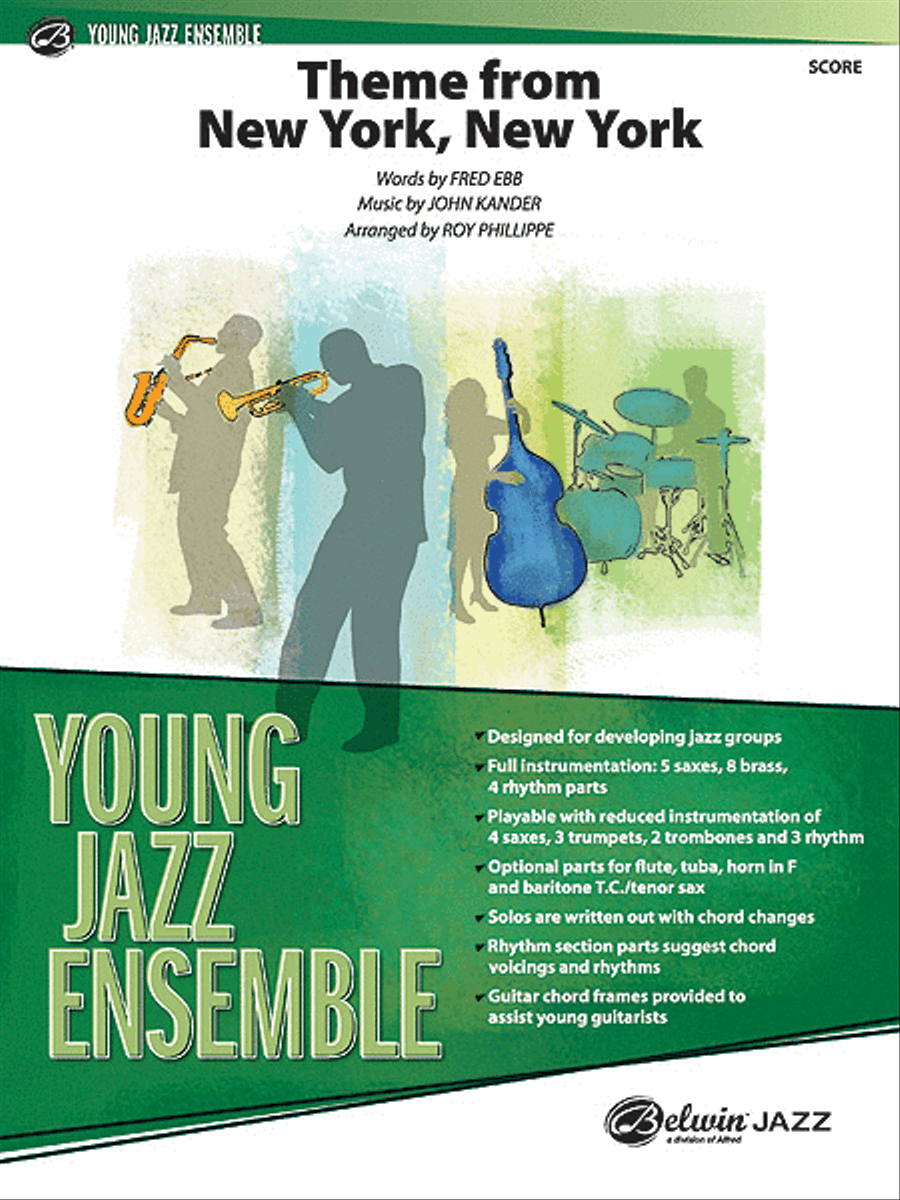 New York, New York, Theme from Jazz Ensemble scores gallery preview page 1