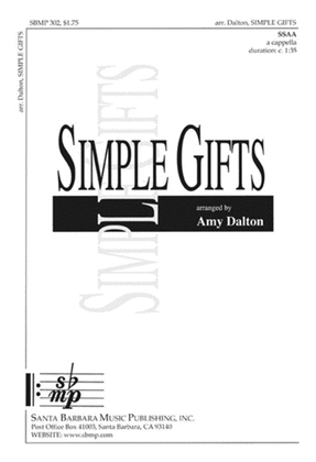 Book cover for Simple Gifts - SSAA Octavo
