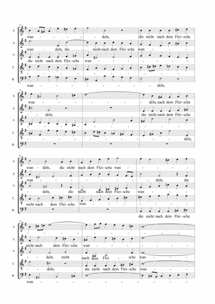 J.S.Bach - BWV 227 - 1. Jesu, meine Freude - SATB and 2. Es ist nun nichts - SSATB image number null