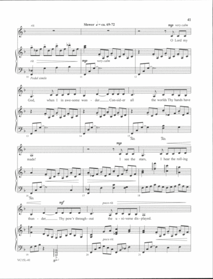 Sacred Solos of Dan Forrest - low voice Low Voice scores gallery preview page 15