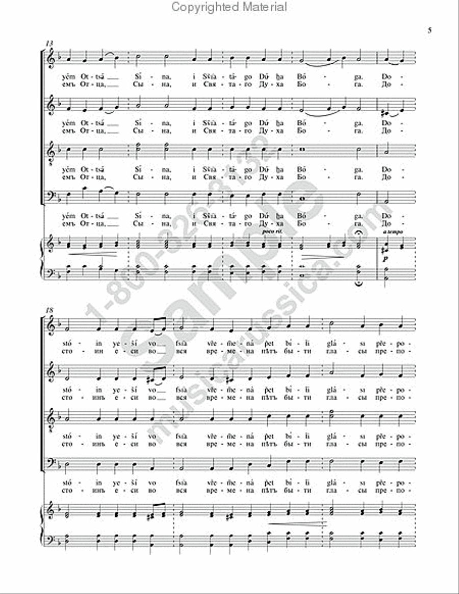 Gladsome Light 4-Part scores gallery preview page 4