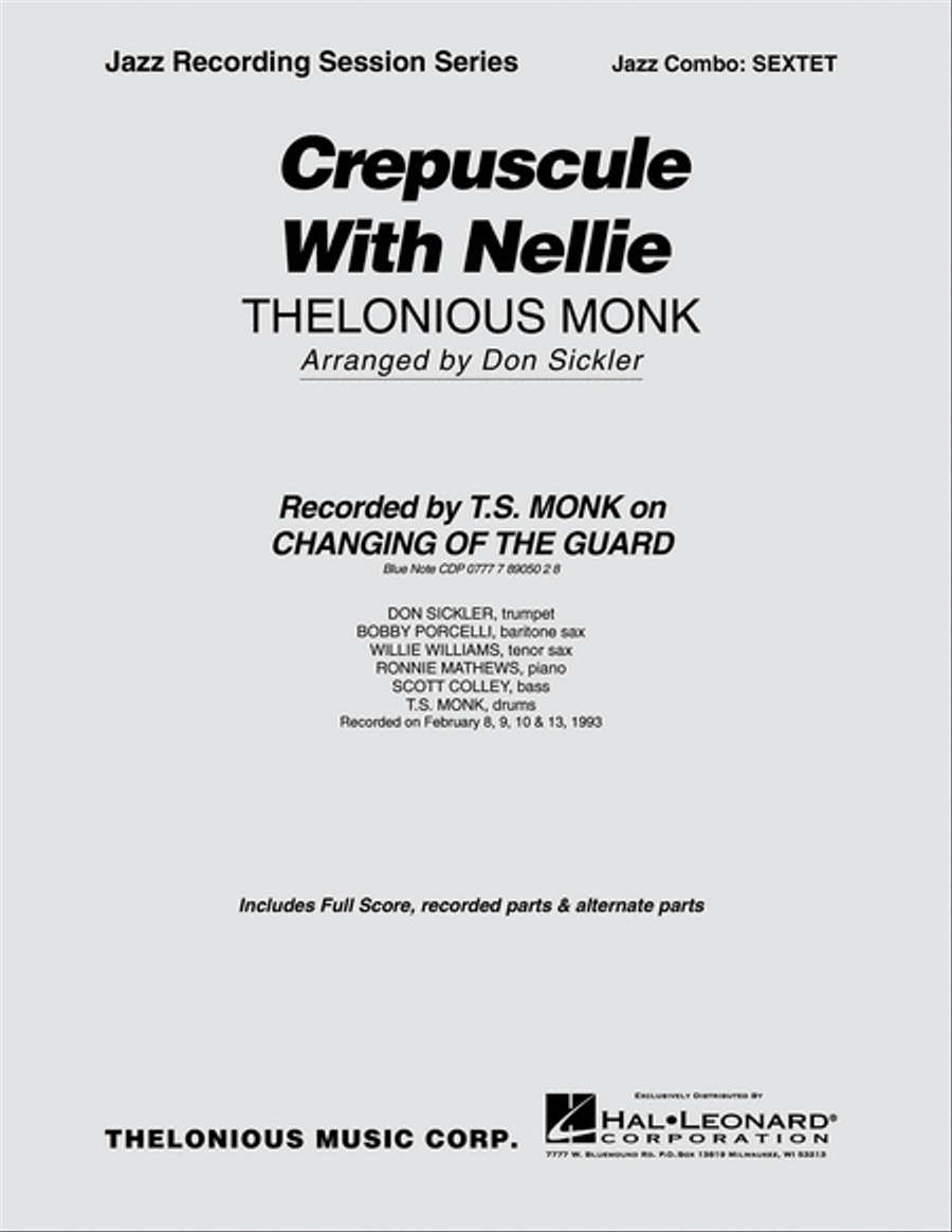 Crepuscule with Nellie Jazz Ensemble scores gallery preview page 1