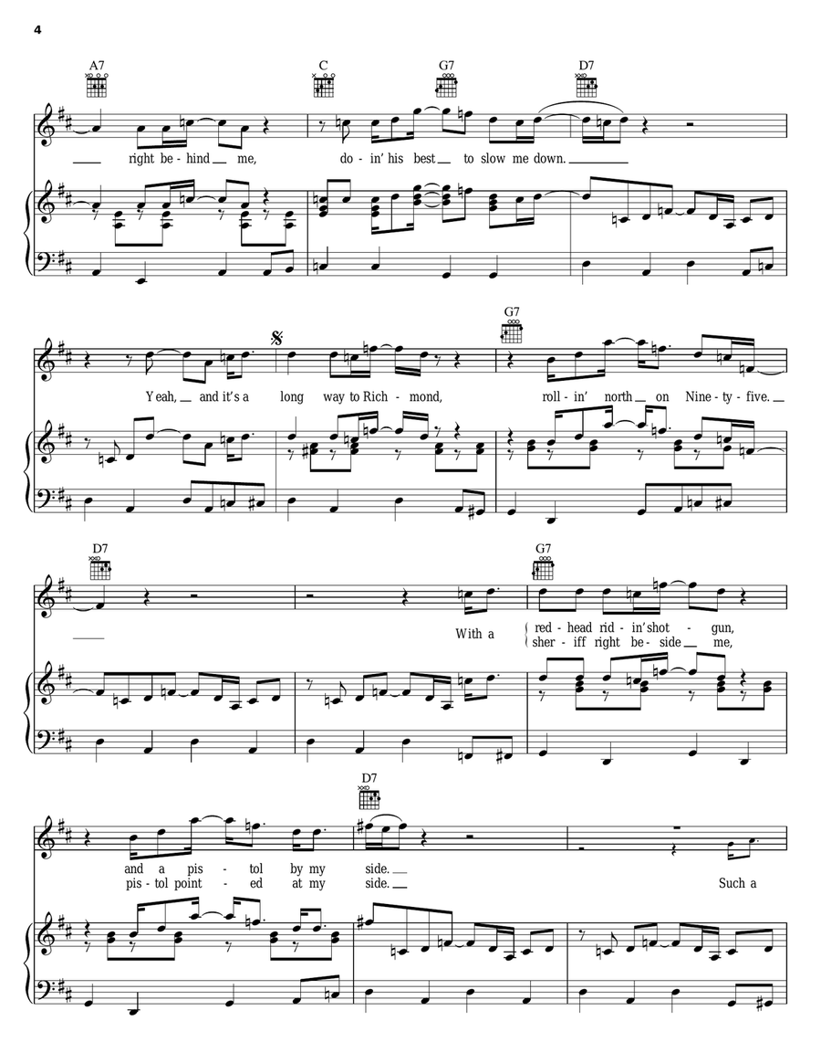 Modern Day Bonnie And Clyde Acoustic Guitar scores gallery preview page 4