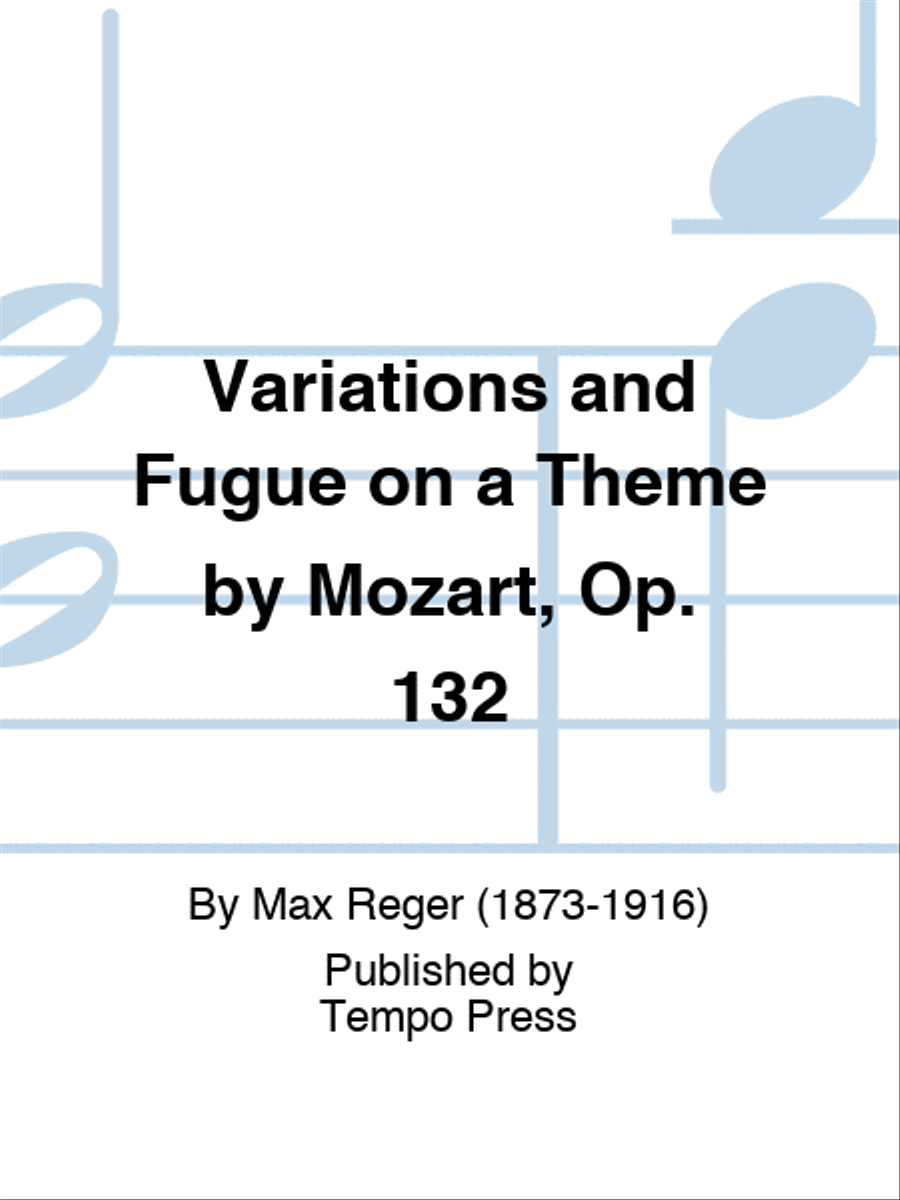 Variations and Fugue on a Theme by Mozart, Op. 132 Score scores gallery preview page 1