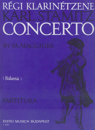 Book cover for Concerto In Fa Maggiore Per Clarinetto E Orchest