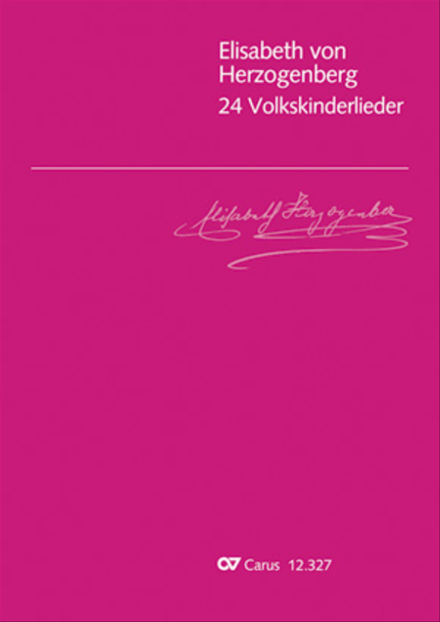 24 Volkskinderlieder