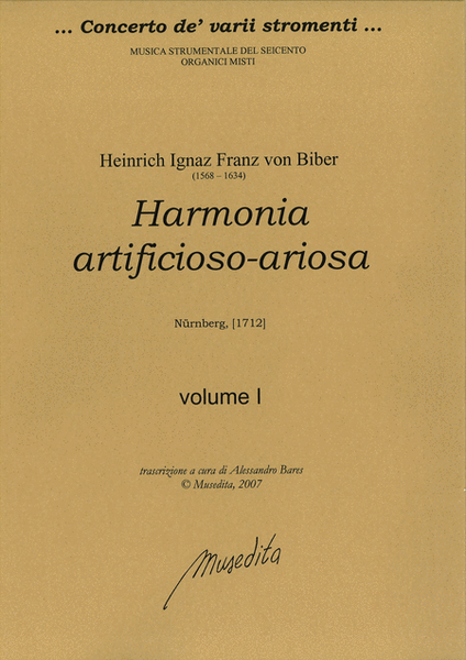 Harmonia artificioso-ariosa (Nurnberg, 1712)