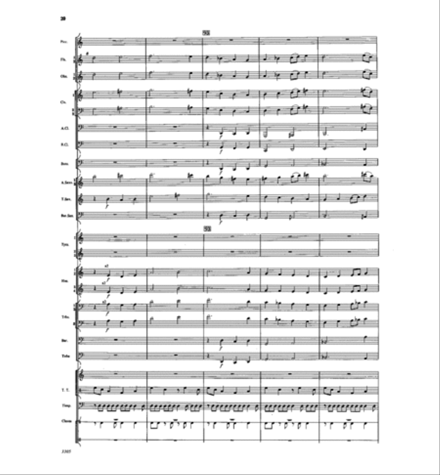 Canzonetta Concert Band scores gallery preview page 19