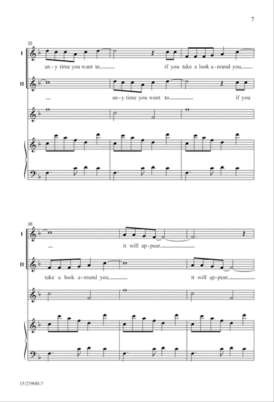 You Can Always Have a Rainbow 2-Part scores gallery preview page 8