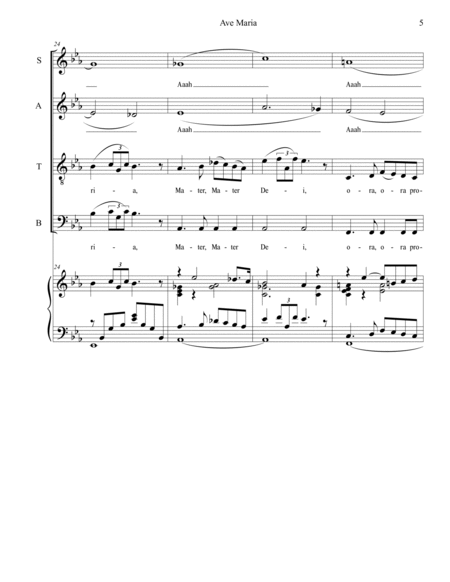 Ave Maria (Soprano and Tenor Solos with SATB) image number null