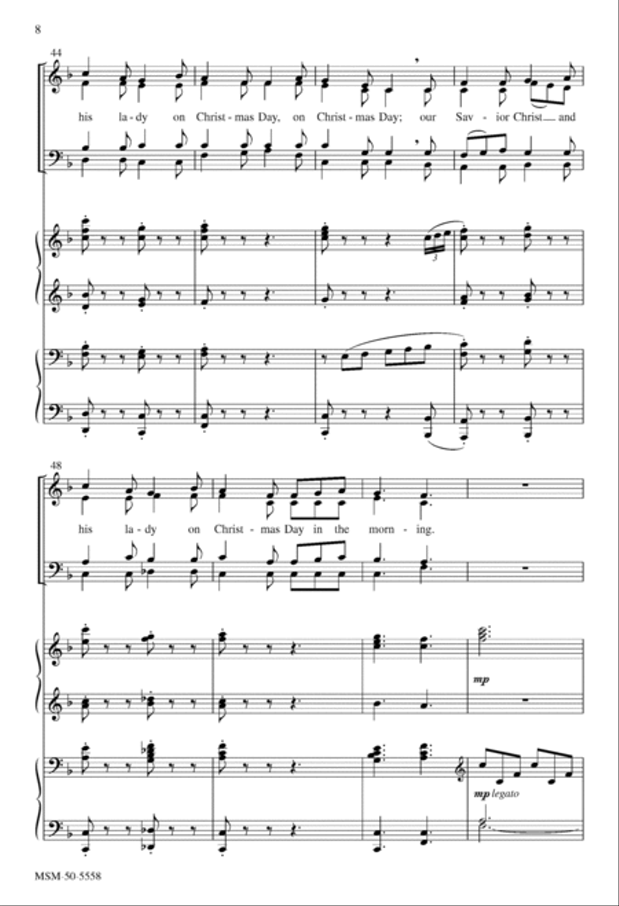 I Saw Three Ships Divisi scores gallery preview page 8
