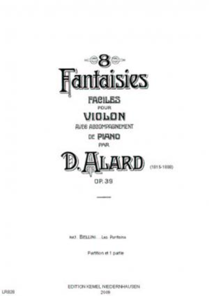 Huit fantaisies faciles Violin Solo - Sheet Music