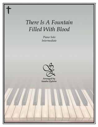 Book cover for There Is A Fountain Filled With Blood (intermediate piano solo)