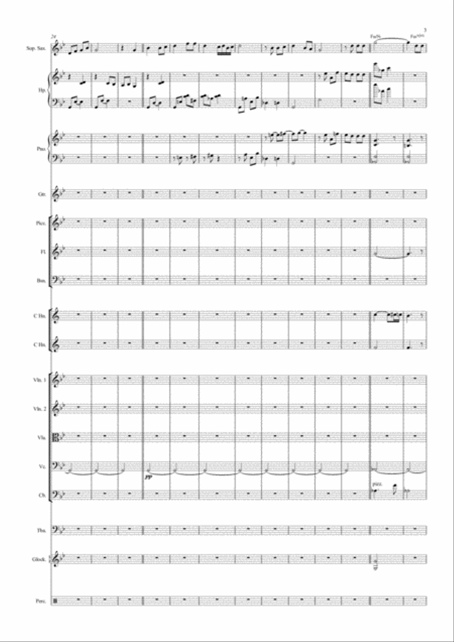 Dan Chim Viet (Van Cao) Percussion Ensemble scores gallery preview page 3