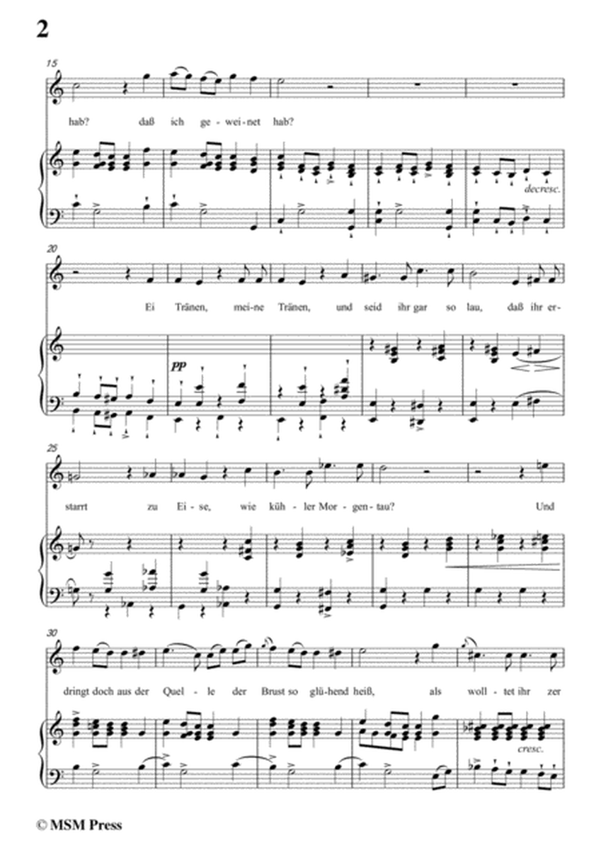Schubert-Gefrorne Tränen,from 'Winterreise',Op.89(D.911) No.3,in a minor,for Voice&Piano image number null