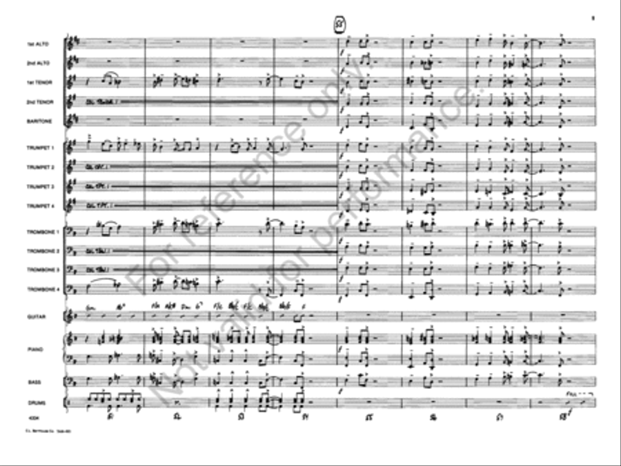 Gospel John Jazz Ensemble scores gallery preview page 9