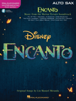 Book cover for Encanto for Alto Sax