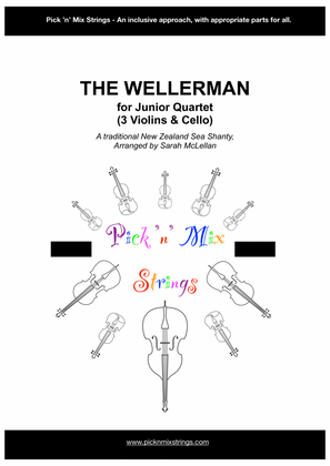The Wellerman - arranged for Junior Quartet of 3 Violins & Cello