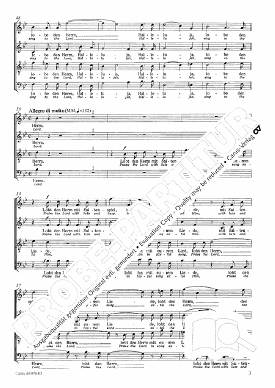 Hymn of Praise, MWV A 18 Hymn of Praise, MWV A 18 SSAATB scores gallery preview page 5