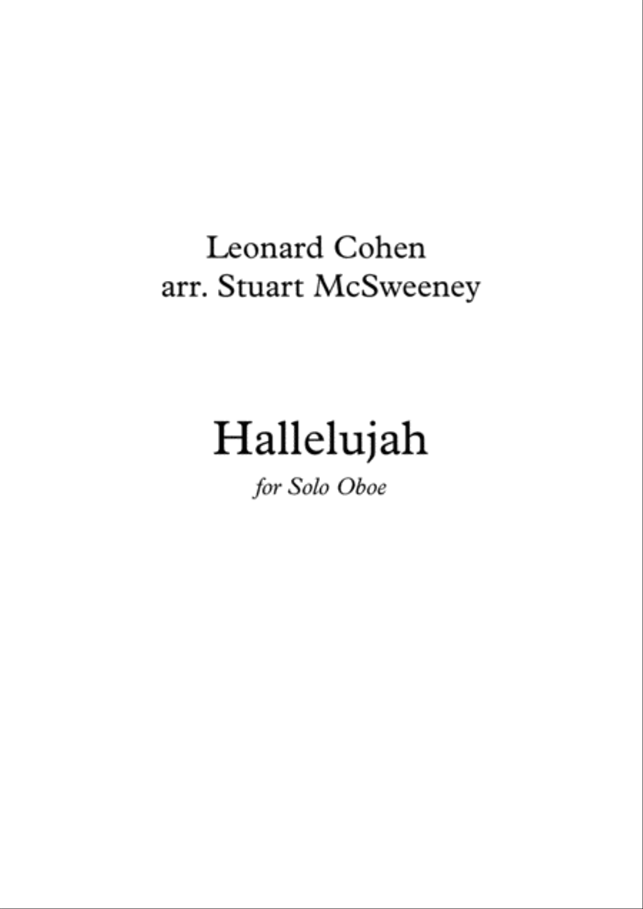 Hallelujah Piano scores gallery preview page 1