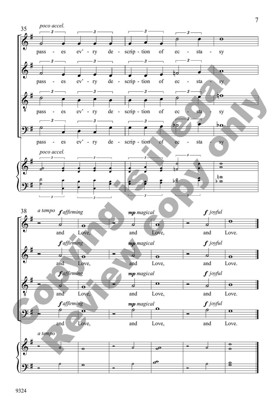 The Day Sky 4-Part scores gallery preview page 7