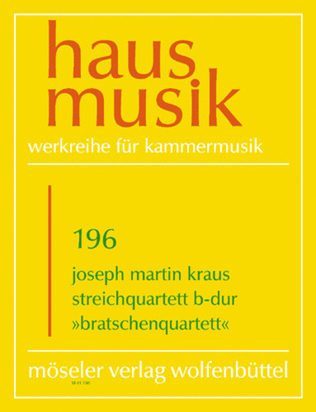 Streichquartett B-Dur op. 1,2