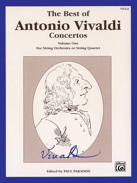 The Best of Antonio Vivaldi Concertos, Volume One (Viola)