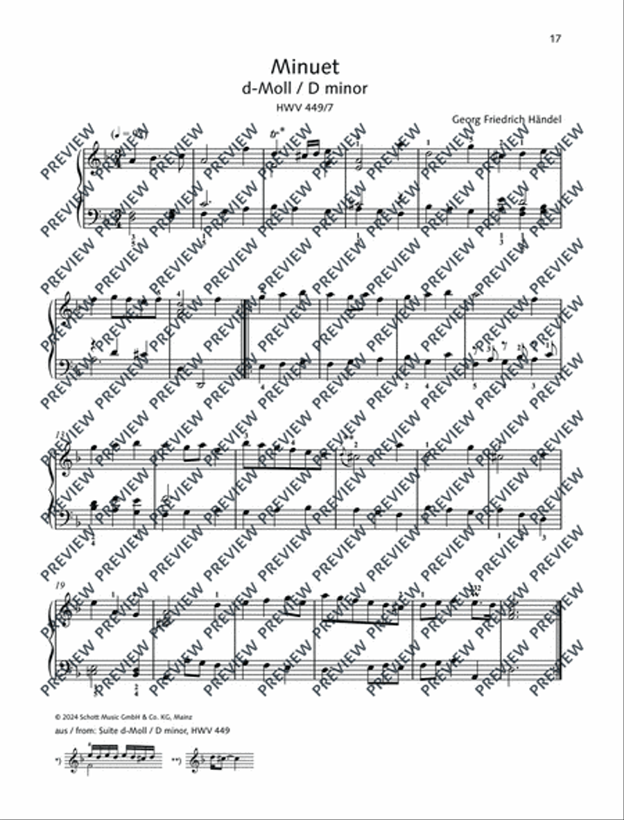 My First Handel Piano Solo scores gallery preview page 18