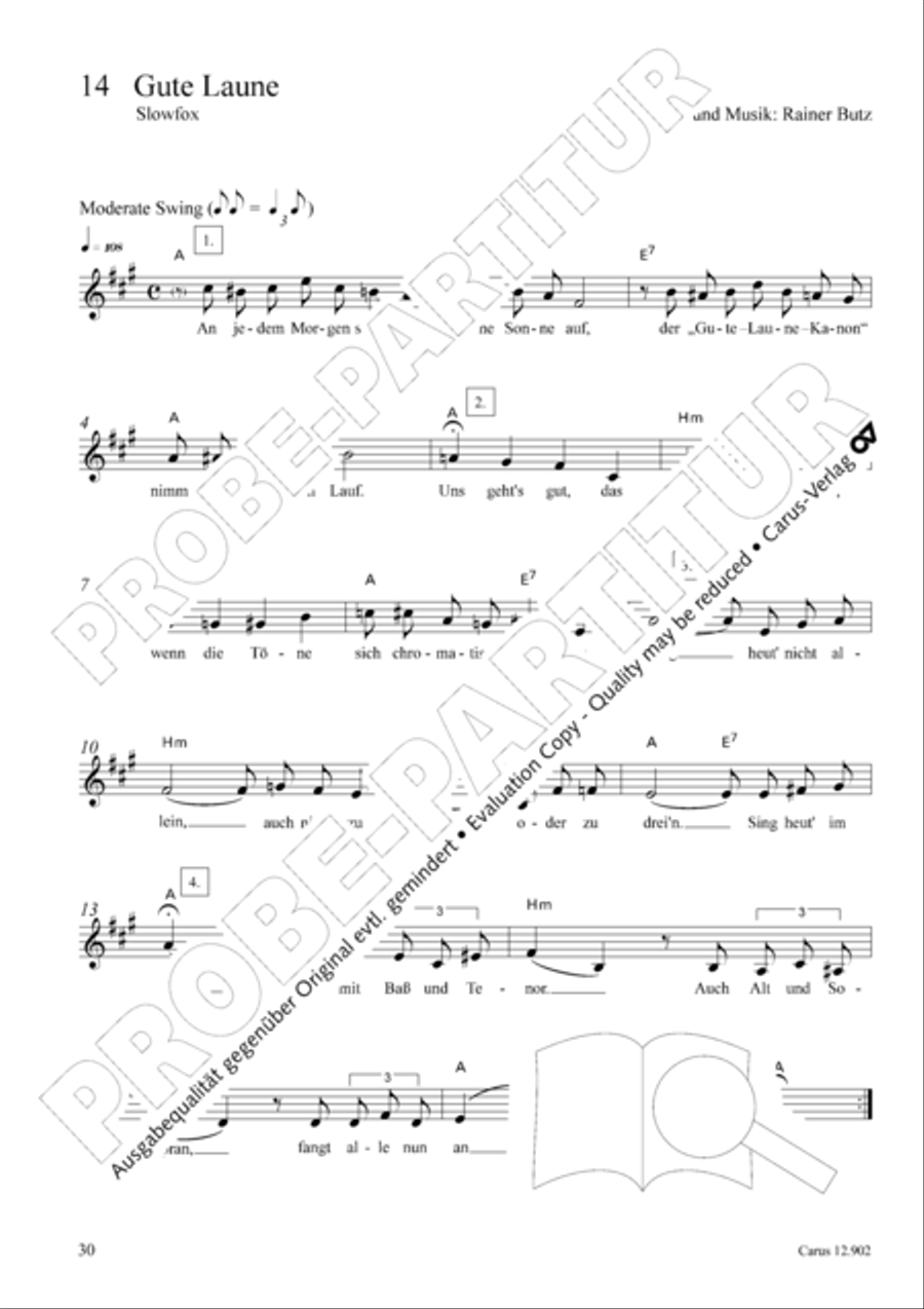 Gute-Laune-Kanons 4-Part scores gallery preview page 31