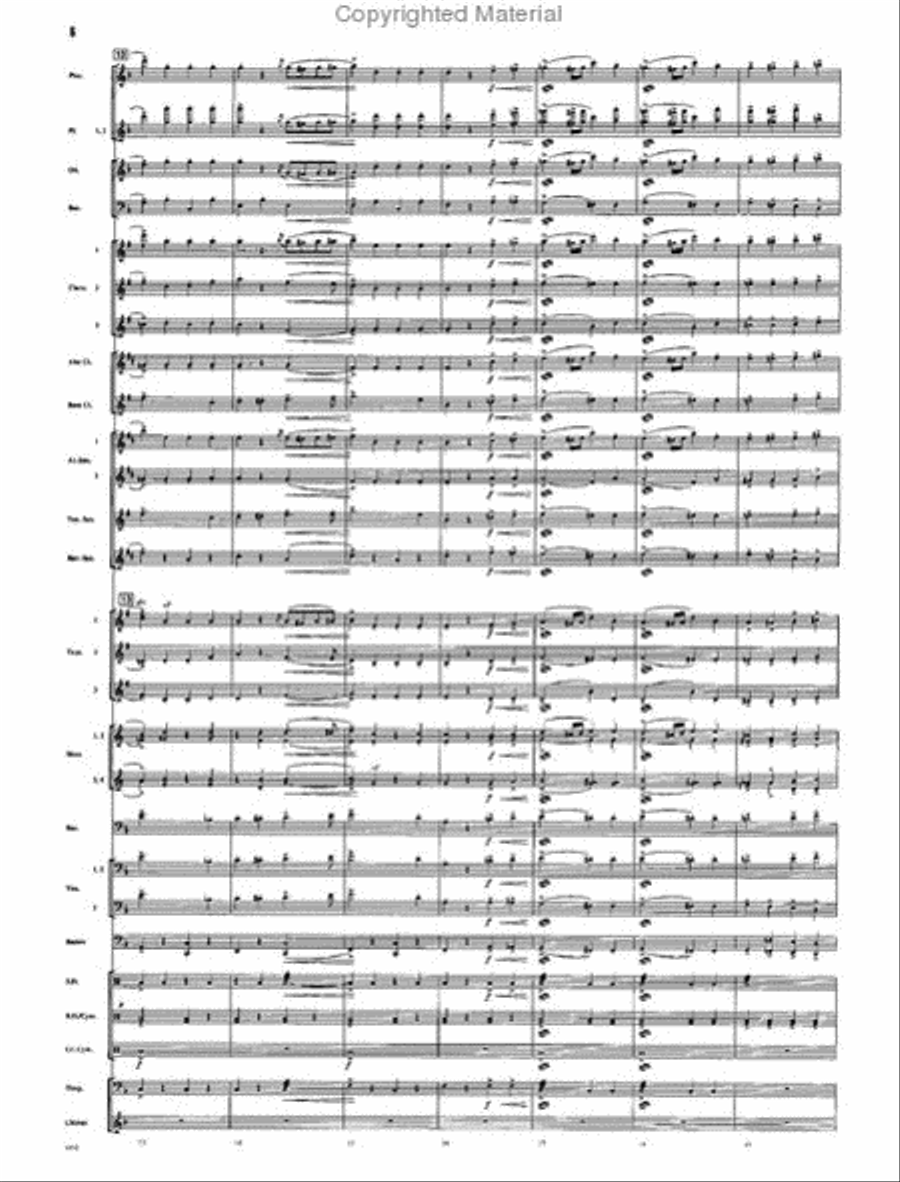 The Chimes of Liberty Concert Band scores gallery preview page 4