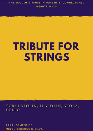 Book cover for Tribute for Strings